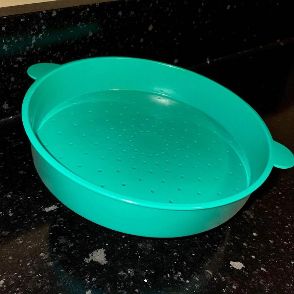 Tupperware Microsteamer Insert Replacement 3067A Green Microwave Rice Cooker - Picture 5 of 5